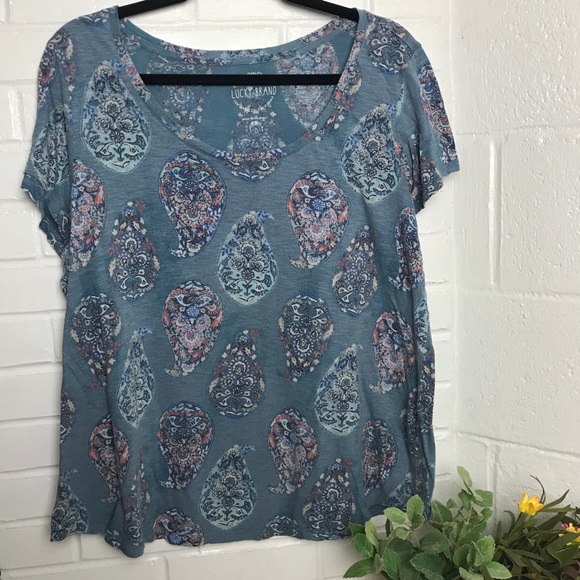 Lucky Brand Tops - {Lucky Brand} Paisley Top